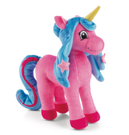 Nici Lissy PONY Roxy Einhorn Plüschtier pink türkis, 22cm - Kuscheltier mit Glitzerhorn