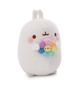 Molang Kuscheltier Regenbogenblume 20cm NICI Plüschtier für Babys & Kinder