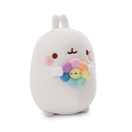 Molang Kuscheltier Regenbogenblume 20cm NICI Plüschtier für Babys & Kinder