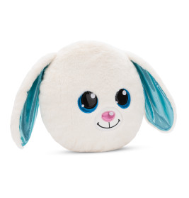 NICI GLUBSCHIS Kissen Hase Wolli-Dot – Kuschelkissen, Plüsch, Glitzeraugen