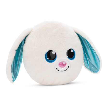 NICI GLUBSCHIS Kissen Hase Wolli-Dot – Kuschelkissen, Plüsch, Glitzeraugen