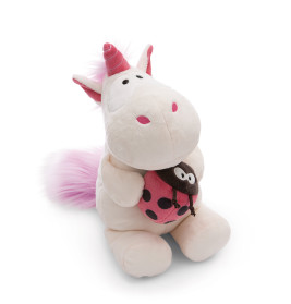 NICI Kuscheltier Einhorn Theodor 35cm | Mit Marienkäfer | NICI GREEN | Nachhaltig
