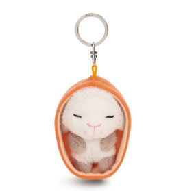 NICI Sleeping Pets Schlüsselanhänger Lamm 8cm | Kuscheltier Lamm am Schlüsselring | GREEN | 4012390616118