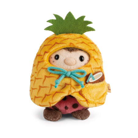 NICI mymochi Marienkäfer Dozz 8cm | Kuscheltier mit Ananaskostüm & Kokosnuss | Ab 1 Jahr