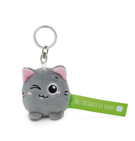 Schlüsselanhänger Katze Du schaffst das!