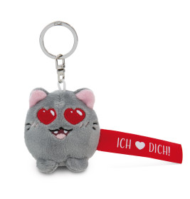 Schlüsselanhänger Katze Ich Herz dich!