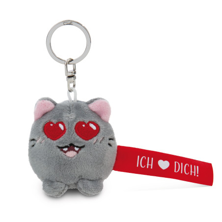 Schlüsselanhänger Katze Ich Herz dich!