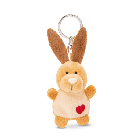 Schlüsselanhänger Hase mit Herz 5cm