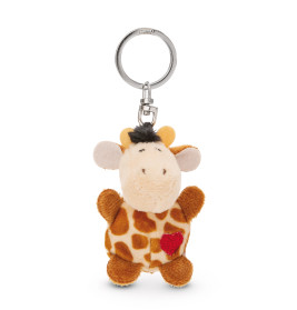 Schlüsselanhänger Giraffe mit Herz 5cm