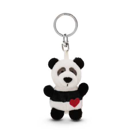 Schlüsselanhänger Panda mit Herz 5cm