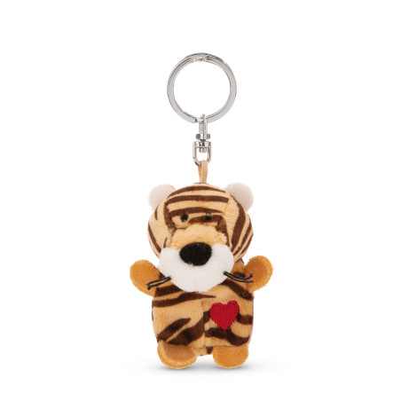 Schlüsselanhänger Tiger mit Herz 5cm an