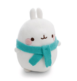 NICI Kuscheltier MOLANG mit Schal – Dein flauschiger Winterfreund in Geschenkverpackung!