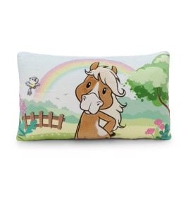 NICI Kuschelkissen Holly K. Pony 43cm | Quadratisch | GREEN | Pferd Plüsch