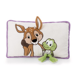 NICI Kuschelkissen Forest Friends Rehbock René & Frosch Fridolin, Plüsch