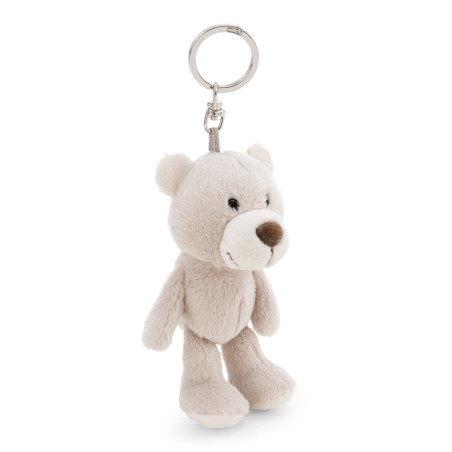 NICI Schlüsselanhänger Bär Finni 10cm | Kuschelbär am Schlüsselring | GREEN | Bears & Friends | 4012390623000