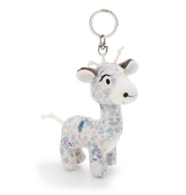 NICI GREEN Schlüsselanhänger Giraffe Winny Winterfur 10cm – Plüsch aus RPET