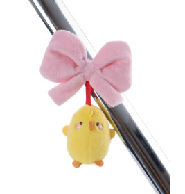 NICI MagNICI Molang Piu Piu mit Schleife 4cm: Süßer Plüschmagnet für gute Laune & Notizen