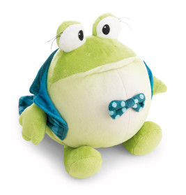 NICI Kuscheltier Frosch Frowin 28cm | Schlenkernd mit Frack | Aus recyceltem Plüsch