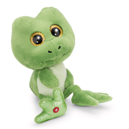 NICI GLUBSCHIS Frosch Jummi 15cm schlenkernd - Grünes Plüschtier mit Glitzeraugen