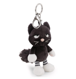 Schlüsselanhänger Katze mit Karabiner