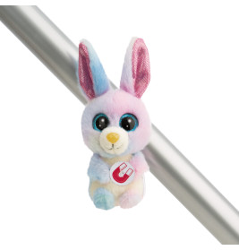NICI MagGLUBSCHIS Hase Rainbow Candy 9cm | Bunter Plüsch-Hase mit Glitzeraugen zum Sammeln