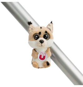 NICI MagGLUBSCHIS Luchs Lenzo 9cm | Coole Plüschfigur mit Glitzeraugen zum Sammeln