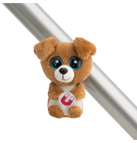 NICI MagGLUBSCHIS Hund Poppidog 9cm | Liebenswerter Plüschhund mit Glitzeraugen zum Kuscheln