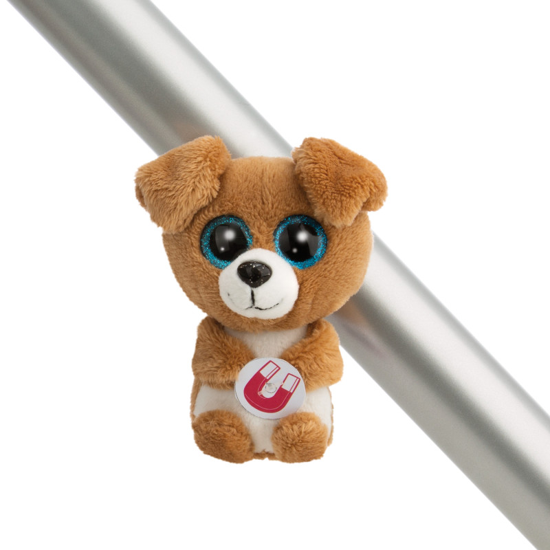 NICI MagGLUBSCHIS Hund Poppidog 9cm | Liebenswerter Plüschhund mit Glitzeraugen zum Kuscheln