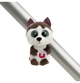 NICI MagGLUBSCHIS Husky Barkley 9cm | Cooler Plüsch-Husky mit Glitzeraugen zum Sammeln