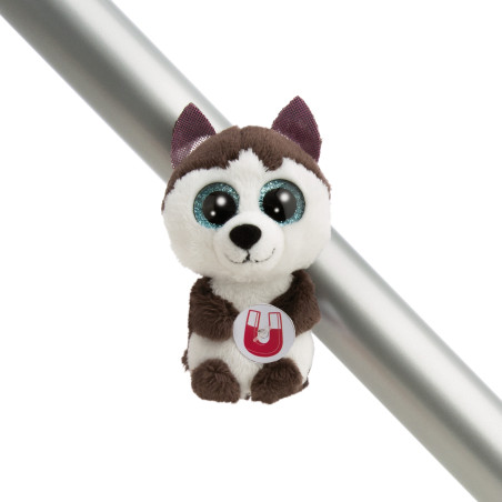 NICI MagGLUBSCHIS Husky Barkley 9cm | Cooler Plüsch-Husky mit Glitzeraugen zum Sammeln