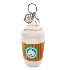 NICI Schlüsselanhänger Molang Kaffeebecher | Metall-Anhänger mit Header Karte