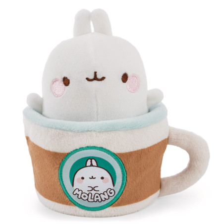 NICI Kuscheltier Molang Plüschtasse 14x9cm | Flauschiger Begleiter