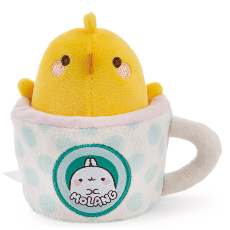 NICI Kuscheltier Piu Piu Plüschtasse 12x9cm | Niedlicher Plüsch-Küken