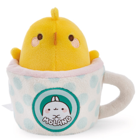NICI Kuscheltier Piu Piu Plüschtasse 12x9cm | Niedlicher Plüsch-Küken
