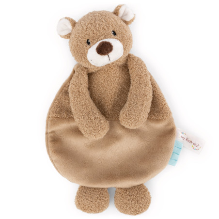 NICI Schmusetuch Bär 25x17cm – Kuscheliger erster Freund für Babys ab 0 Monate