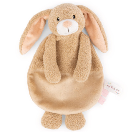 NICI Schmusetuch Hase 25x17cm | Weicher Baby Kuschelhase | Ideal zum Greifen & Beruhigen