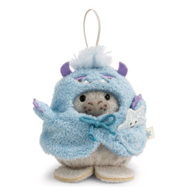 Kuscheltier Set Robbe Yuki  m. Schneeflocke u. Yetikostüm in Geschenkbox