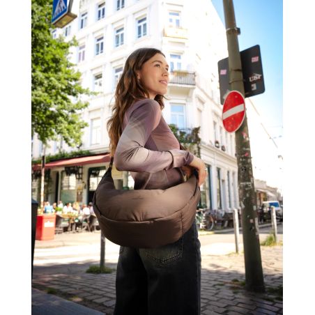 Johnny Urban Half Moon Bag Lou Large Brown