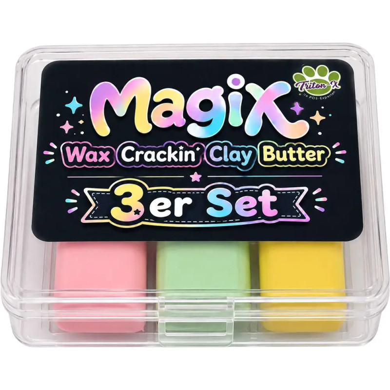 MagiX Wax Crackin' Clay Butter, 3er Set