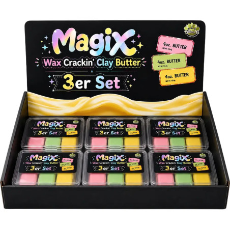 MagiX Wax Crackin' Clay Butter, 3er Set