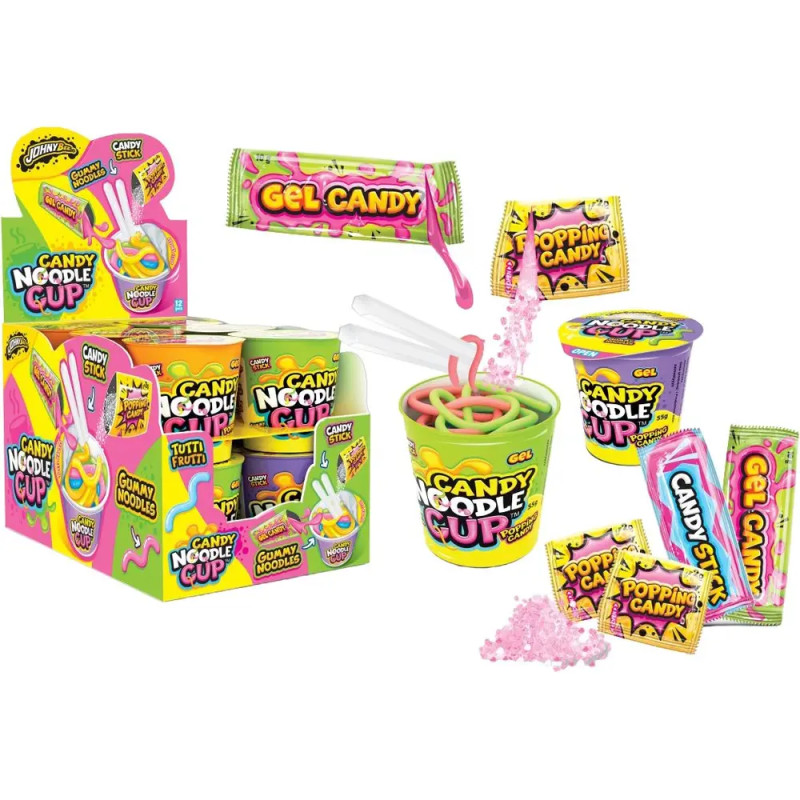 Johny Bee Candy Noodle Cup Tutti Frutti 55g