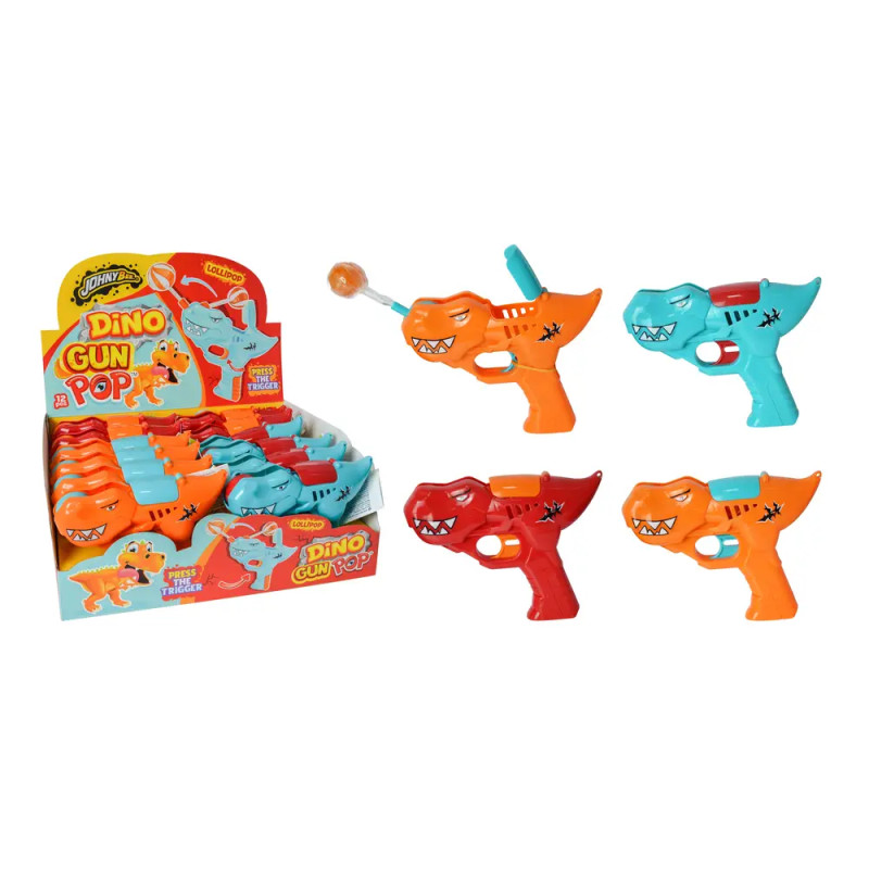 Johny Bee Shark Gun Pop Lollipop 10g
