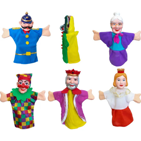 Kasperletheater Spielfiguren 6 Stück