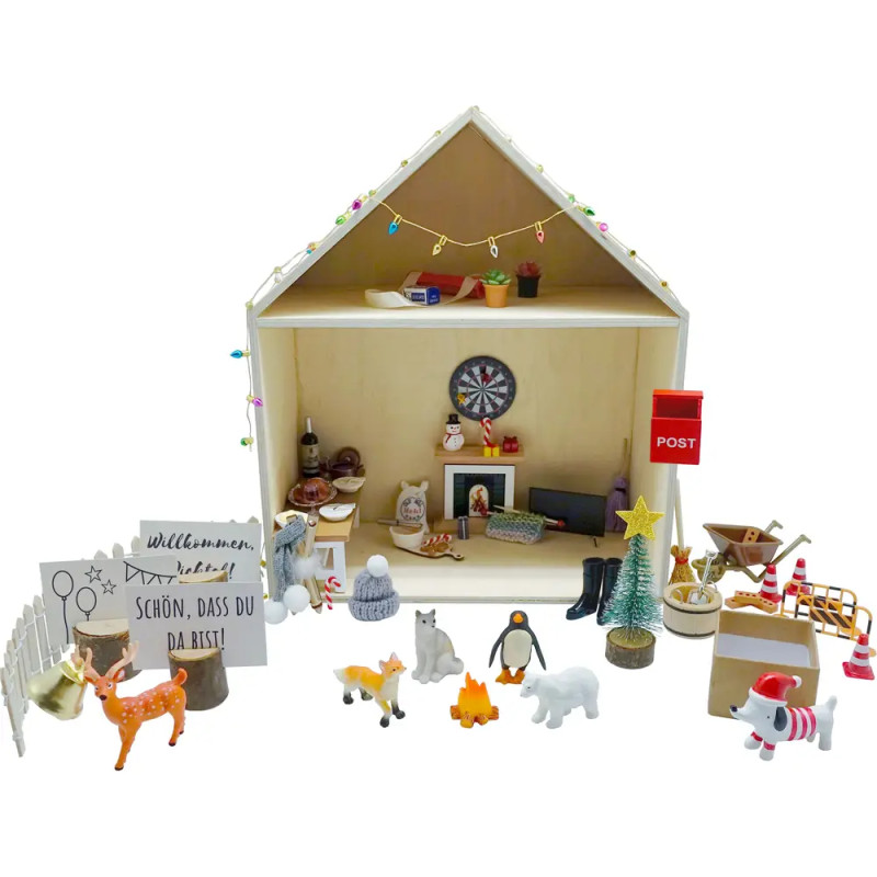 Wichtelhaus Adventskalender – Komplettset mit Wichtelzubehör und Wichtelgeschichte