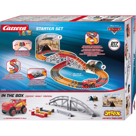 Disney Pixar Cars Big Set, Carrera STRAX zum Bauen und Spielen