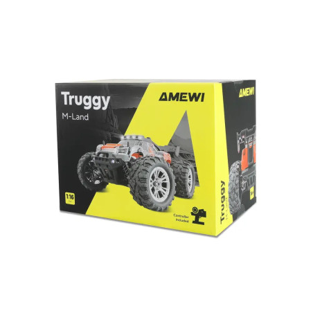 AMEWI M-Land Truggy RC-Modell 48km/h 4WD 1:16 RTR blau