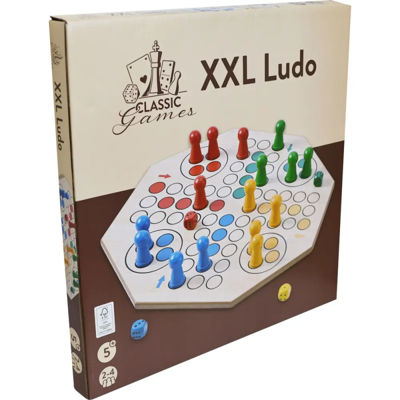 Classic Games XXL Ludo 50 x 50 cm
