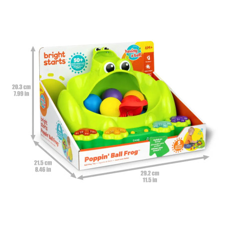 Bright Starts™ 17159 Poppin' Ball Frog™ Ball Play Toy