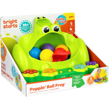 Bright Starts™ 17159 Poppin' Ball Frog™ Ball Play Toy