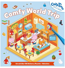 Cozy Time Sticker – Comfy World Trip